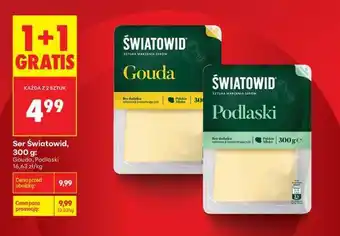 Biedronka Ser Światowid, 300 g: Gouda, Podlaski oferta