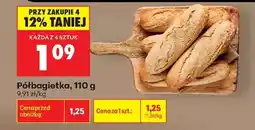 Biedronka Półbagietka 110 g oferta