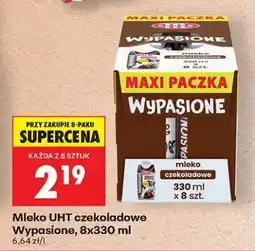 Biedronka Mleko UHT czekoladowe Wypasione, 8x330 ml oferta