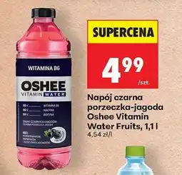 Biedronka Napój czarna porzeczka-jagoda Oshee Vitamin Water Fruits, 1,1l oferta
