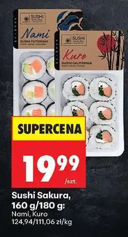 Biedronka Sushi Sakura, 160 g/180 g oferta