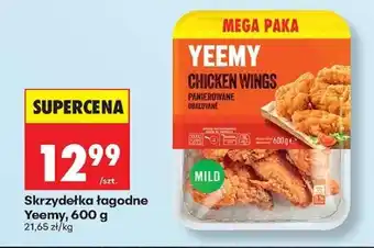 Biedronka Skrzydełka łagodne Yeemy, 600 g oferta