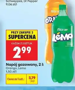 Biedronka Napój gazowany, 2 l: Orango, Lemo oferta