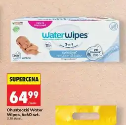 Biedronka Chusteczki Water Wipes, 6x60 szt oferta