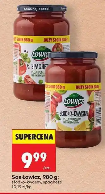 Biedronka Sos Łowicz, 980 g oferta
