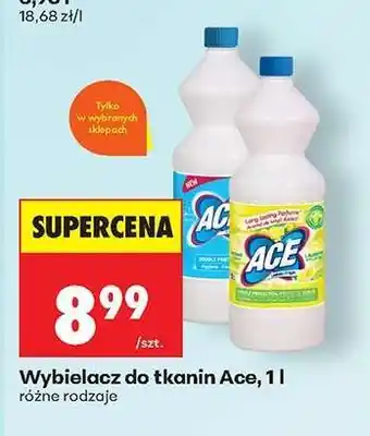 Biedronka Wybielacz do tkanin Ace, 1 l oferta