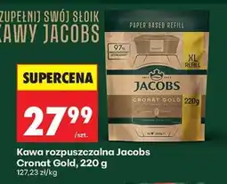 Biedronka Kawa rozpuszczalna Jacobs Cronat Gold, 220 g oferta