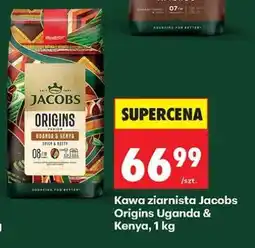 Biedronka Kawa ziarnista Jacobs Origins Uganda & Kenya, 1 kg oferta