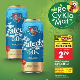 Biedronka Piwo Żatecky 0,0%, 500 ml oferta