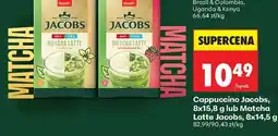 Biedronka Cappuccino Jacobs, 8x15,8 g lub Matcha Latte Jacobs, 8x14,5 g oferta