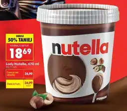 Biedronka Lody Nutella, 470 ml oferta