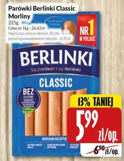 Hala Wola Morliny Parówki Berlinki Classic oferta