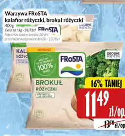 Hala Wola Frosta Warzywa kalafior różyczki, brokuł różyczki oferta