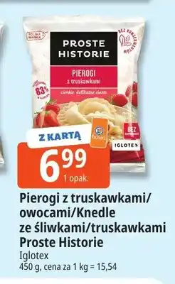 E.Leclerc Pierogi z truskawkami Proste Historie oferta
