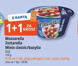 E.Leclerc Ser Mozzarella Zottarella Minis classic Zott oferta