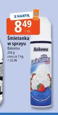 E.Leclerc Śmietanka w sprayu Bakoma oferta