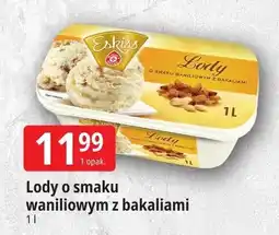 E.Leclerc Lody o smaku waniliowym z bakaliami Eskiss oferta