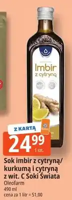 E.Leclerc Sok imbir z cytryną z wit. C Soki Świata oferta