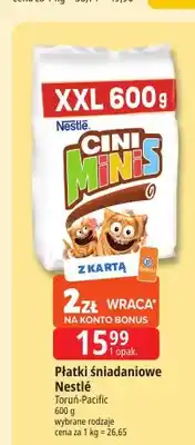E.Leclerc Płatki śniadaniowe Nestlé Cini Minis oferta