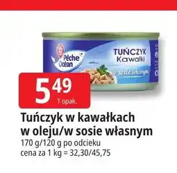 E.Leclerc Tuńczyk w kawałkach w sosie własnym Pêche Océan oferta