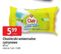 E.Leclerc Chusteczki uniwersalne cytrynowe Clair oferta