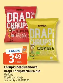 E.Leclerc Chrupki bezglutenowe Drapi Chrupsy Naura bio oferta