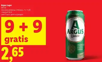 Piwo Argus Lager