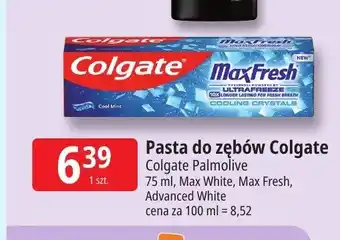 E.Leclerc Pasta do zębów Colgate Max White oferta