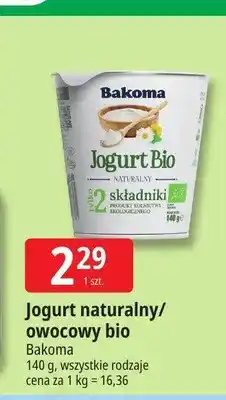 E.Leclerc Jogurt naturalny bio Bakoma oferta