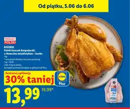Lidl Kurczak Gospodarski z chowu bez antybiotyków tuszka Rzeźnik oferta
