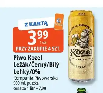 E.Leclerc Piwo Kozel Ležák oferta