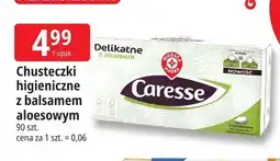 E.Leclerc Chusteczki higieniczne z balsamem aloesowym Caresse oferta