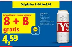 Lidl Piwo Tyskie Gronie oferta