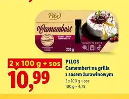 Lidl Camembert na grilla z sosem żurawinowym Pilos 2-pak oferta