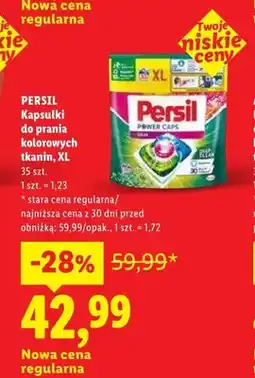 Lidl Kapsułki do prania kolorowych tkanin Persil XL oferta