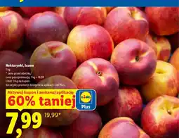 Lidl Nektarynki luzem oferta