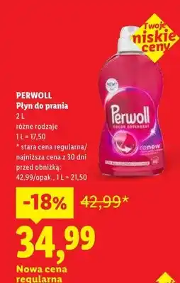 Lidl Płyn do prania Perwoll oferta