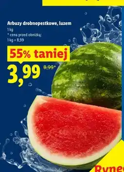 Lidl Arbuz drobnopestkowy luzem oferta
