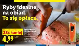 Lidl Łosoś atlantycki filet ze skórą Targ Rybny Lidla XXL oferta