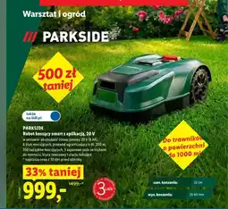 Lidl Robot koszący smart z aplikacją PARKSIDE oferta