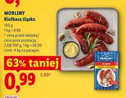 Lidl Kiełbasa śląska Morliny oferta