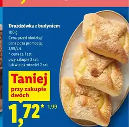 Lidl Drożdżówka z budyniem oferta
