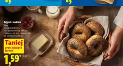 Lidl Bajgiel z makiem oferta