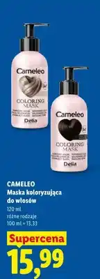 Lidl Maska koloryzująca do włosów Cameleo różowa oferta
