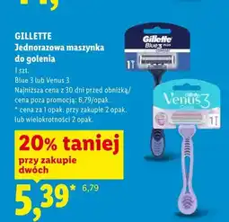 Lidl Jednorazowa maszynka do golenia Gillette Blue 3 oferta