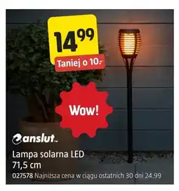 Jula Lampa solarna LED Anslut 71,5 cm oferta