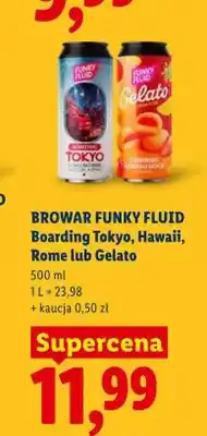 Lidl Piwo Browar Funky Fluid Boarding Tokyo oferta