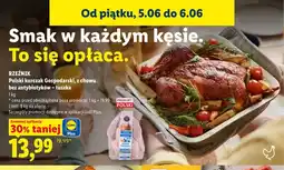 Lidl Tuszka z kurczaka Rzeźnik Polski kurczak Gospodarski z chowu bez antybiotyków oferta