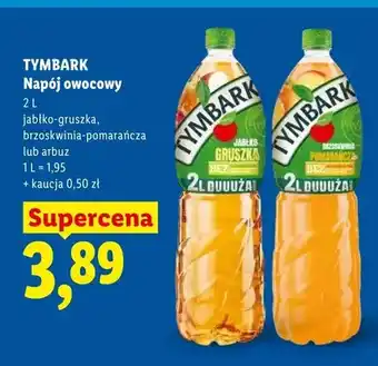 Lidl Napój owocowy jabłko-gruszka Tymbark oferta