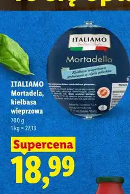 Lidl Mortadela kiełbasa wieprzowa Italiamo oferta